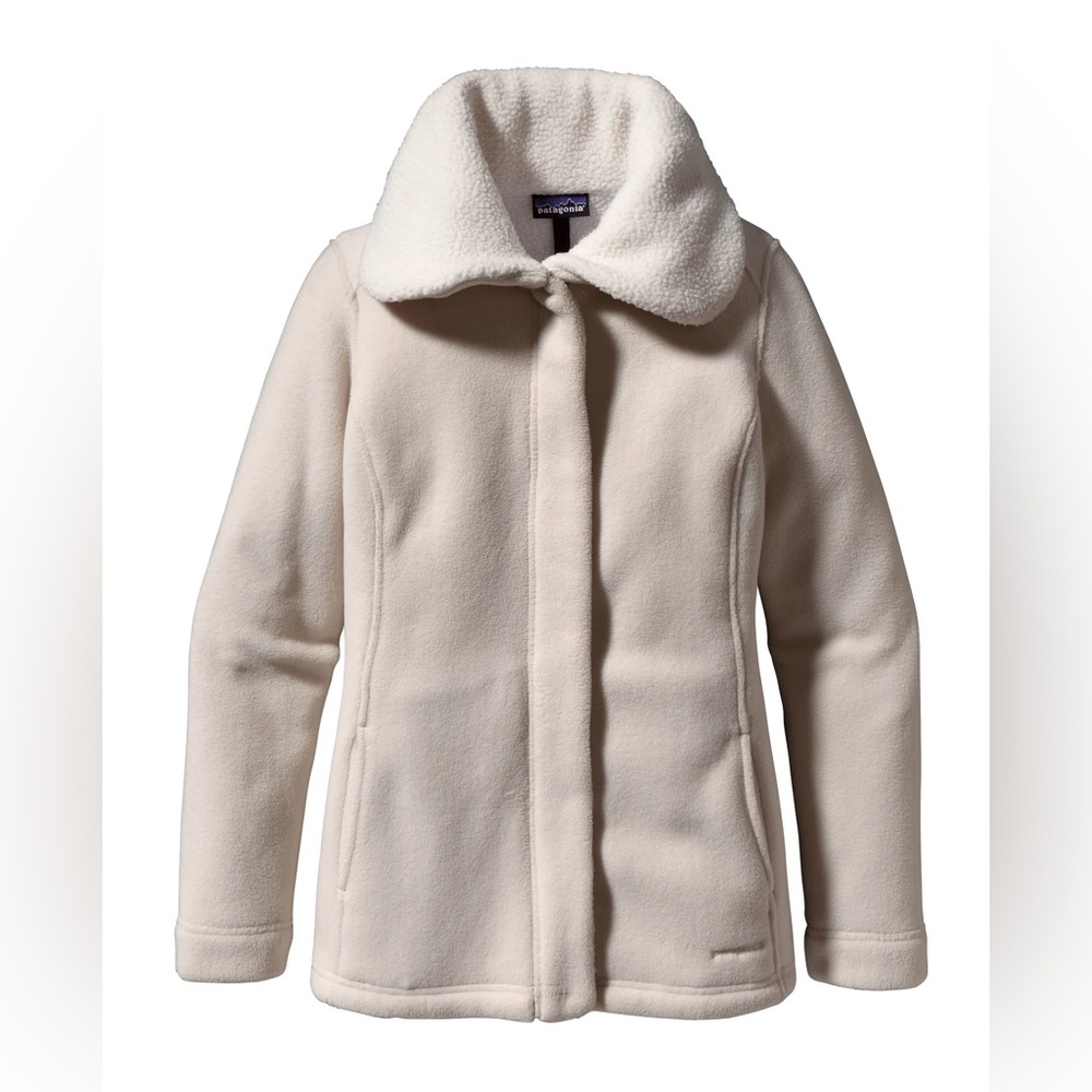 Patagonia White Fleece‎ Jacket size S